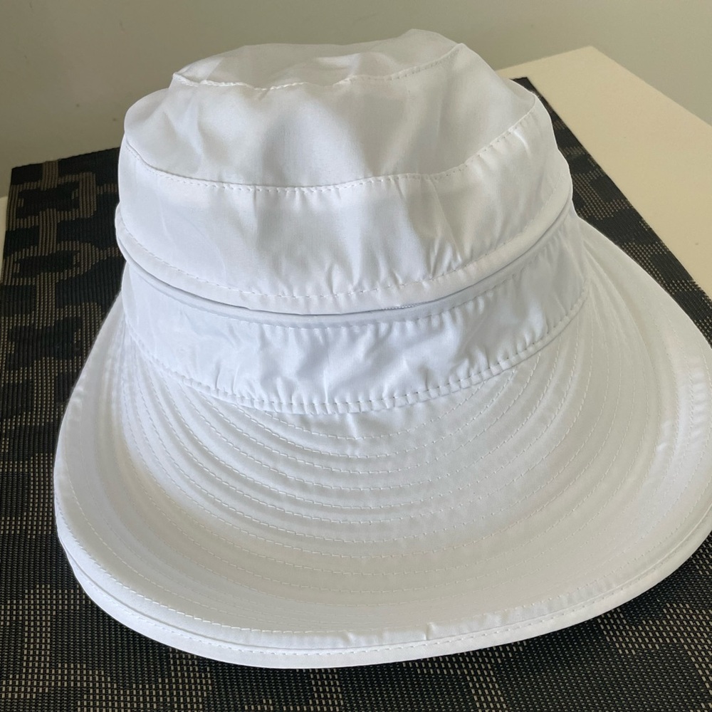 White Women's Visor Hat